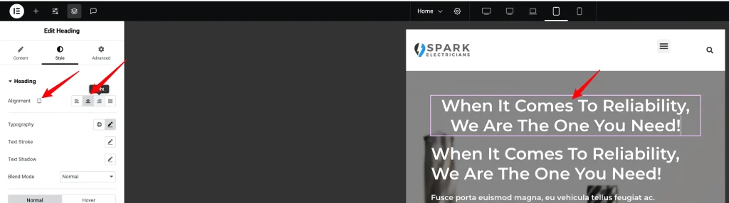 IPAD 端居中对齐 - Elementor响应式设置详解（附视频） - NUTSWP