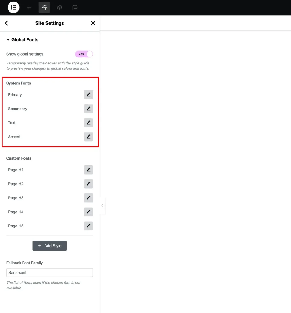 系统默认字体 - Elementor响应式设置详解（附视频） - NUTSWP