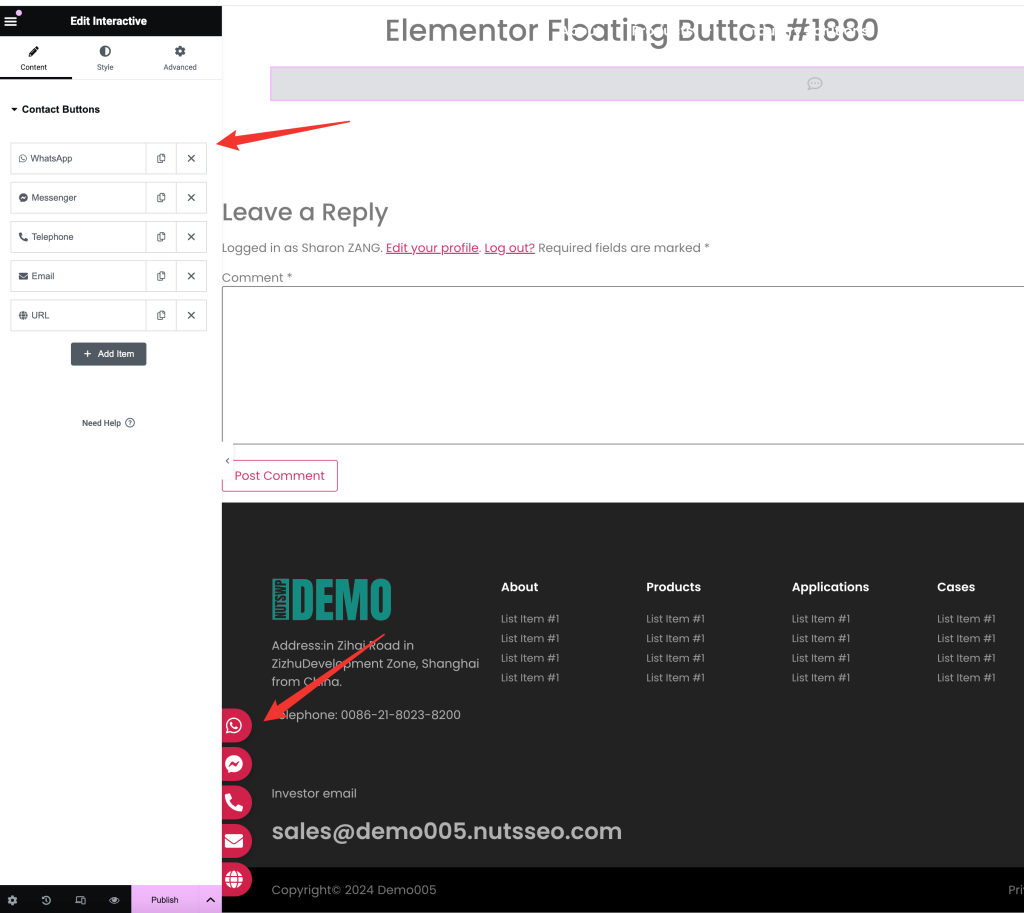 image 63 - 2024最新Elementor Floating Buttons使用教程（附视频） - NUTSWP