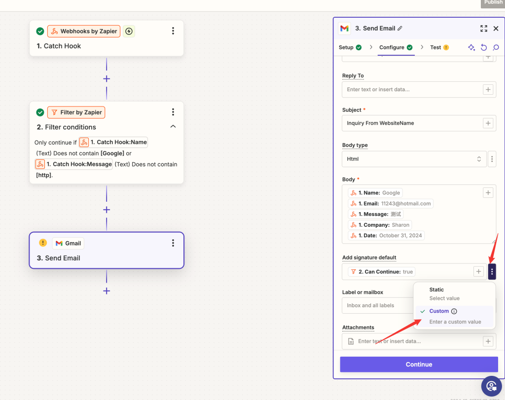 image 67 - Zapier Webhook 实现询盘提交关键词过滤和邮件转发教程 - NUTSWP