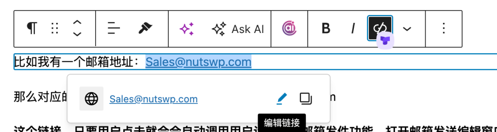 image 8 - Elementor中如何设置联系方式的链接？ - NUTSWP