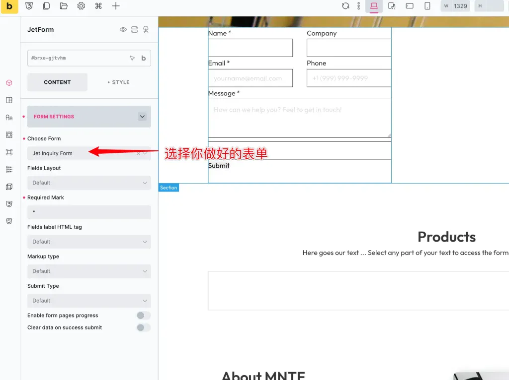 Bricks的JetForm元素 - 超强免费插件JetFormBuilder制作B2B询盘表单教程 - NUTSWP